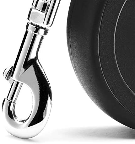 Guia de corda Flexi Classic M - Comprimento: 5 m - Peso máximo: 25 kg - Preta - Para cães