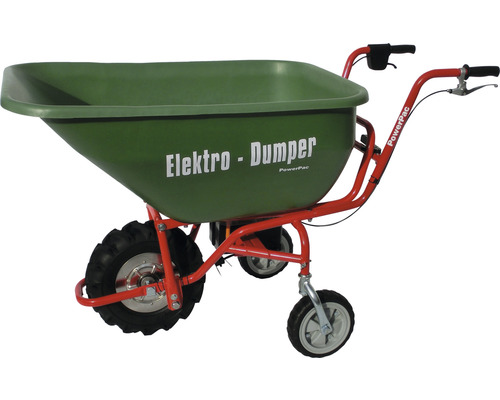PowerPac Bouwkruiwagen, Tuinkruiwagen, Metalen kruiwagen, Steenkruiwagen, Diepe kruiwagen, Transportkruiwagen, 180 liter