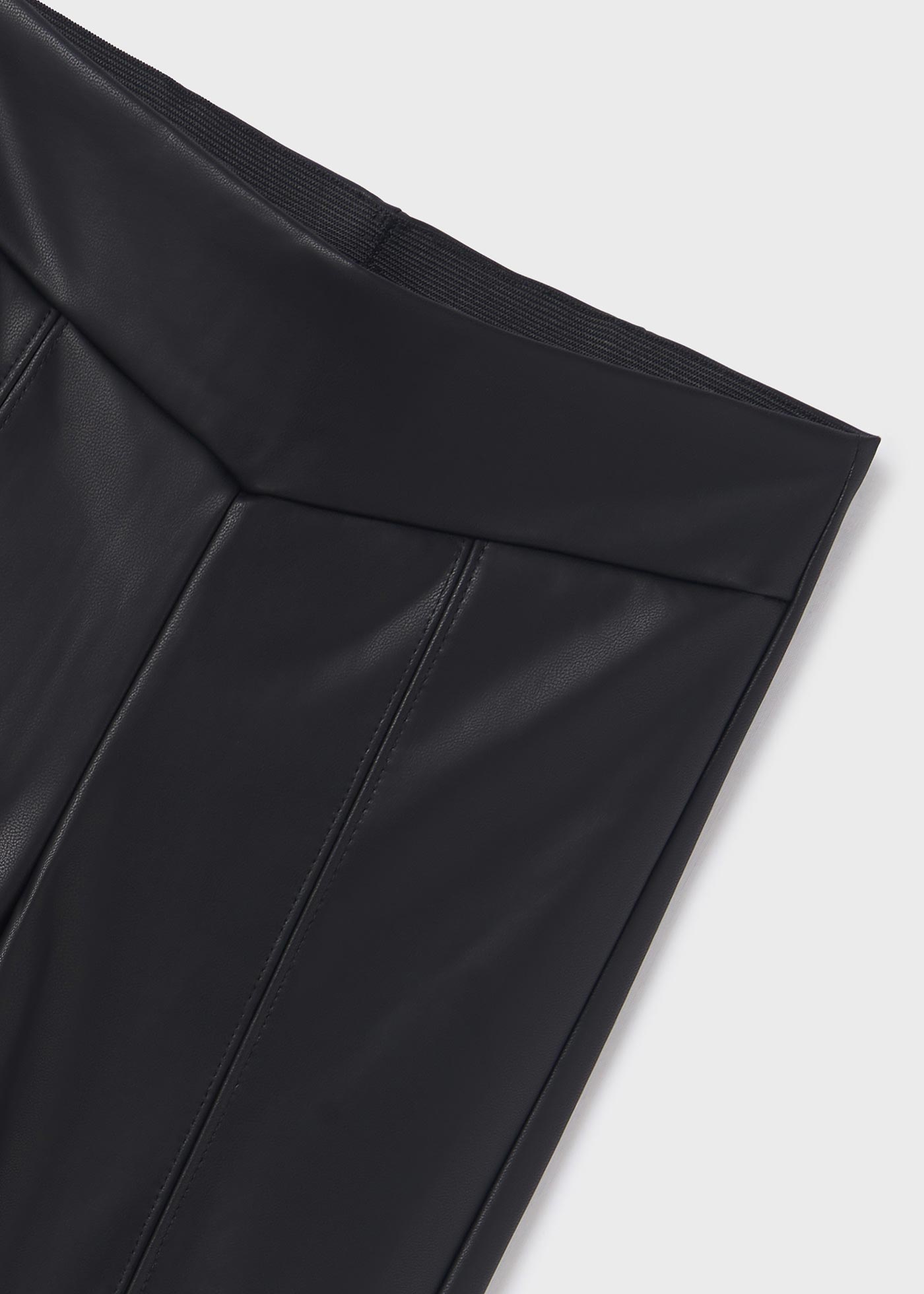 Leggings de couro sintético para meninas