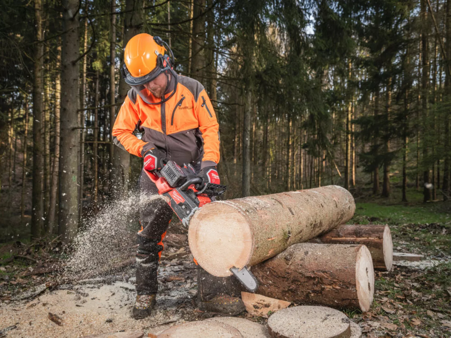 Milwaukee M18 F2CHS50-802 accu kettingzaag set (2x 8.0 Ah accu) - 50cm