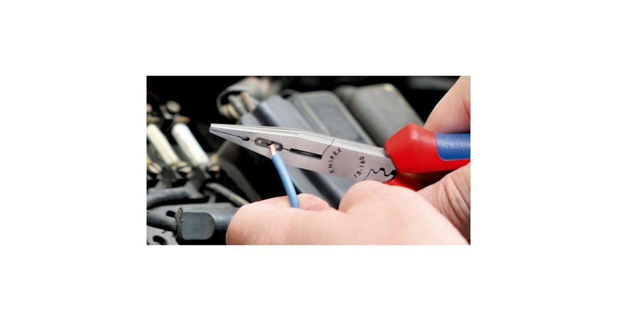 KNIPEXBedradingstang 13 01 160  (Rood, Lengte 160mm, krimpen 0,5 tot 2,5mm²)