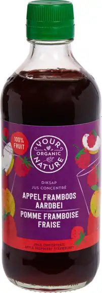 Diksap appel framboos aardbei