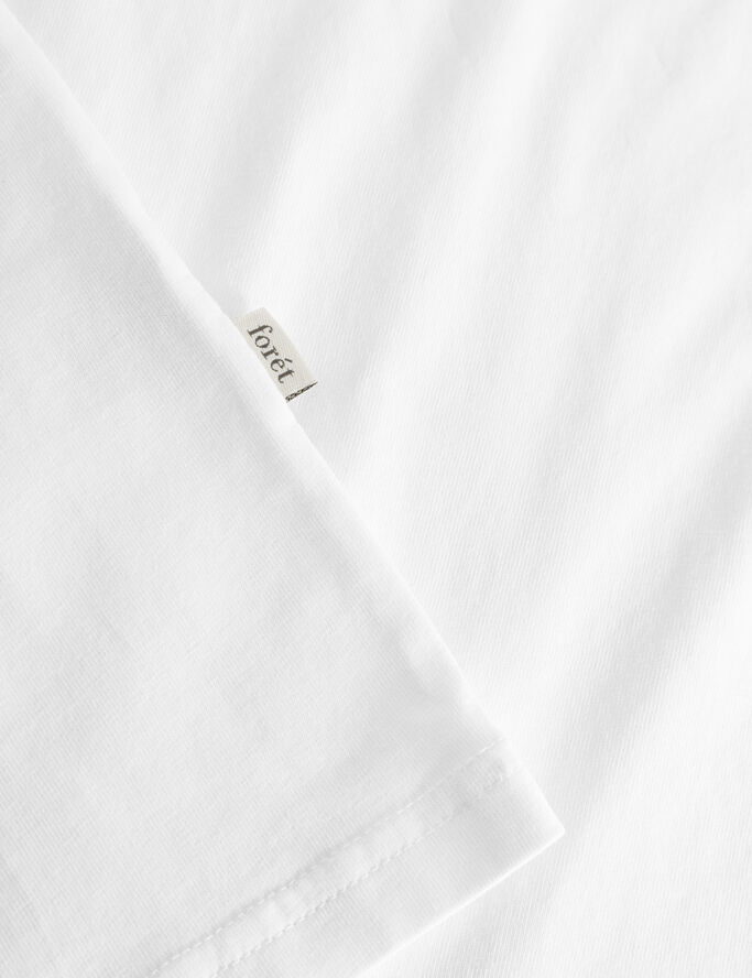 Forét FLOWER T-SHIRT White