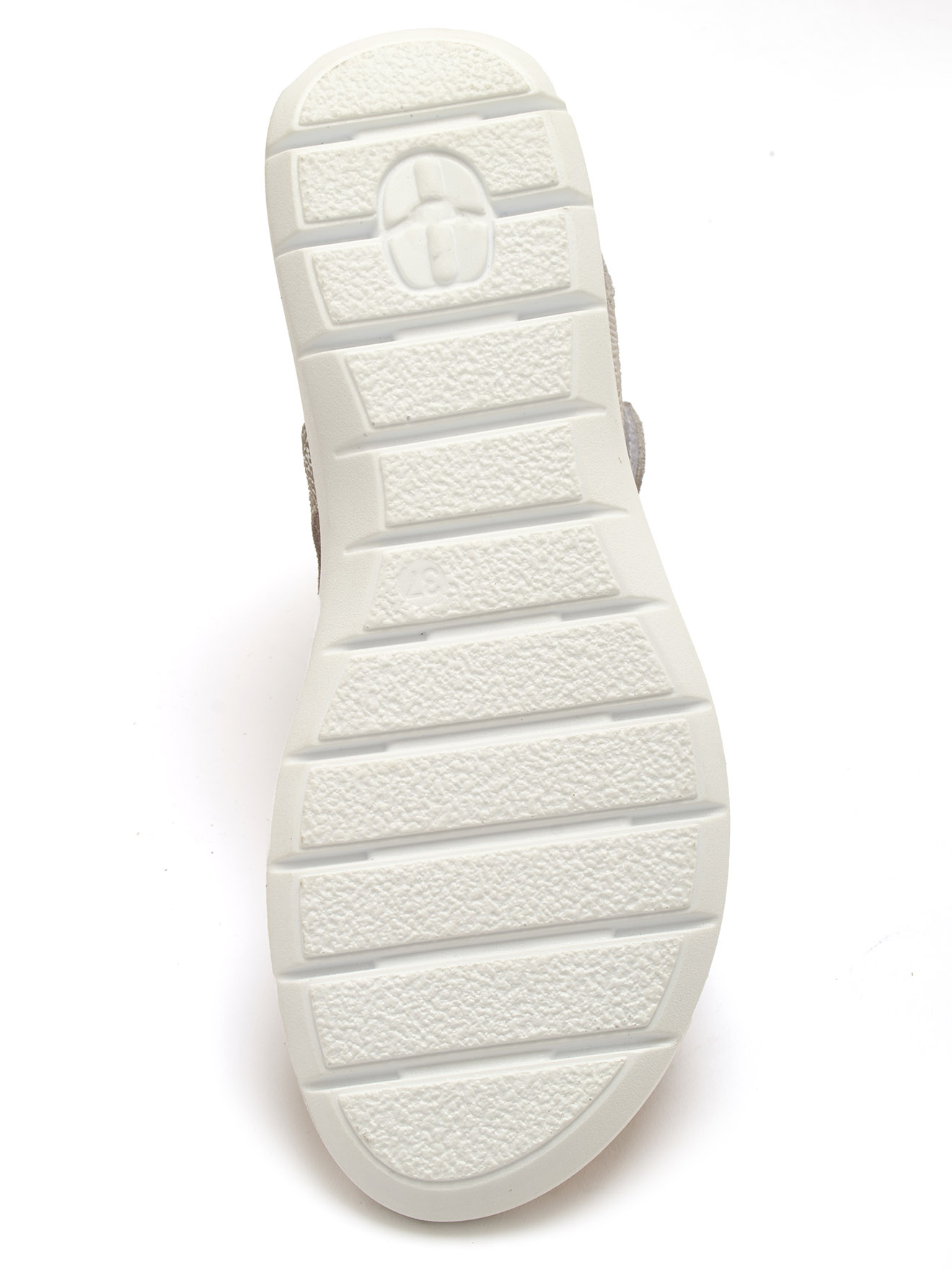 Sandales à scratchs cuir motifs irisés