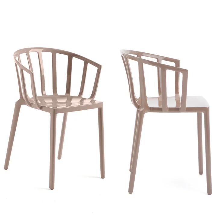 Kartell - Venice Stuhl, schwarz matt