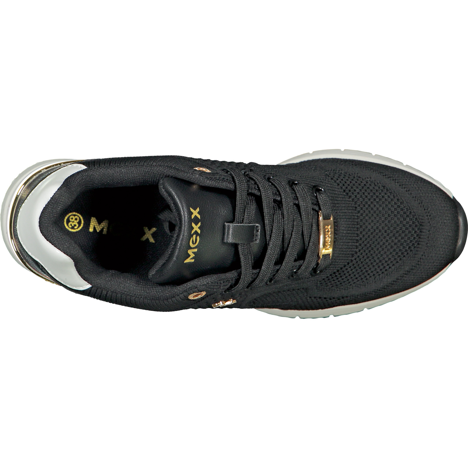 Mexx Damen-Sneakers Beata schwarz, 36