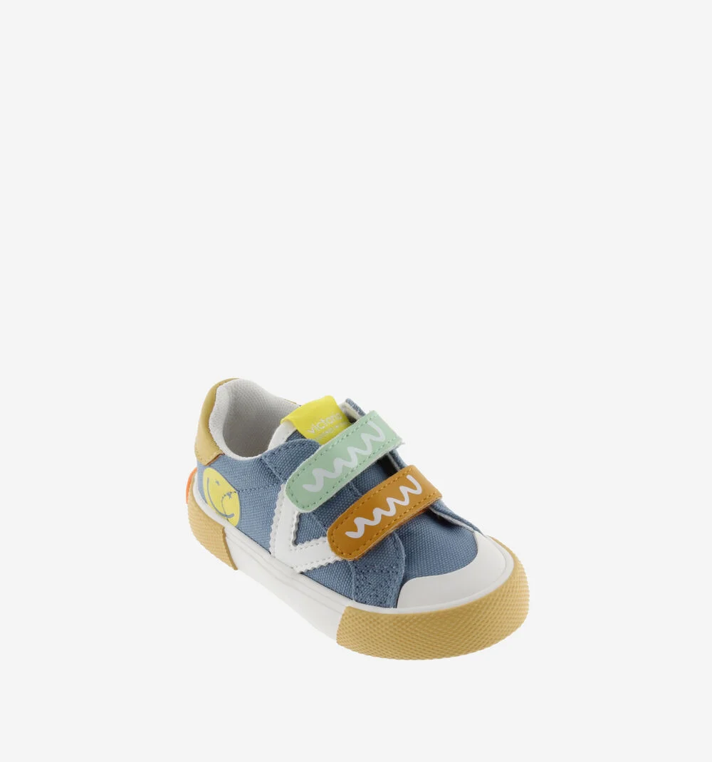 TRIBU SCRATCH PRINT MULTICOLORE Baskets imprimées pour enfant JEANS