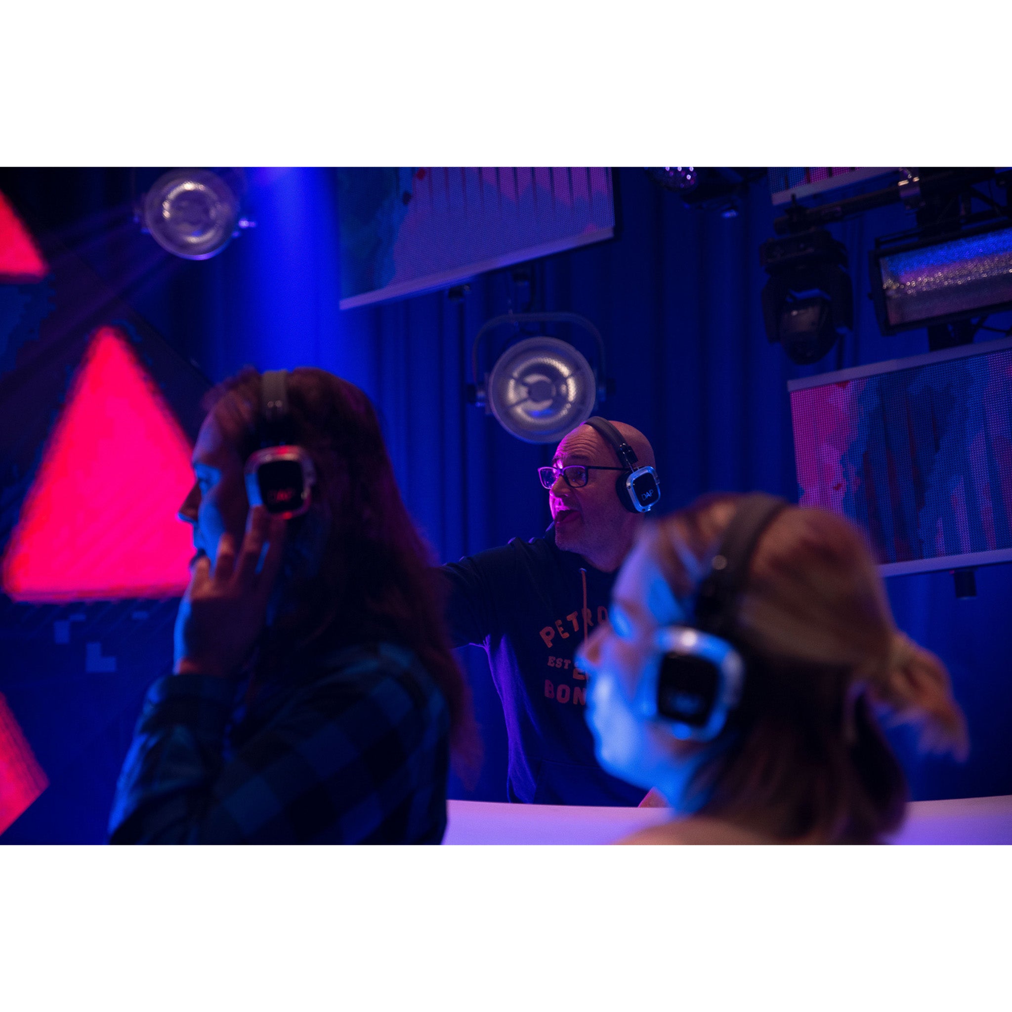 DAP oplader voor silent disco hoofdtelefoon