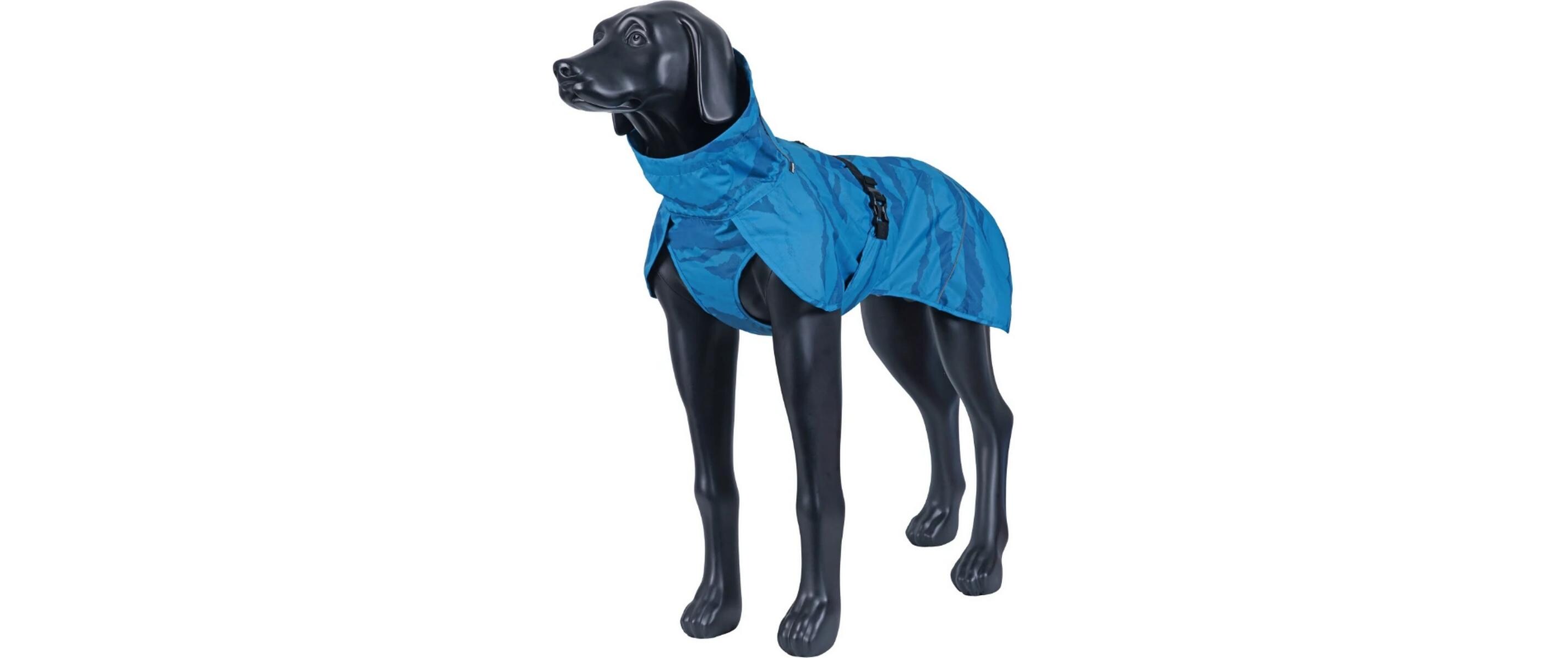 Regenmantel Strike Warm Blau, XLRegenmantel für Hunde