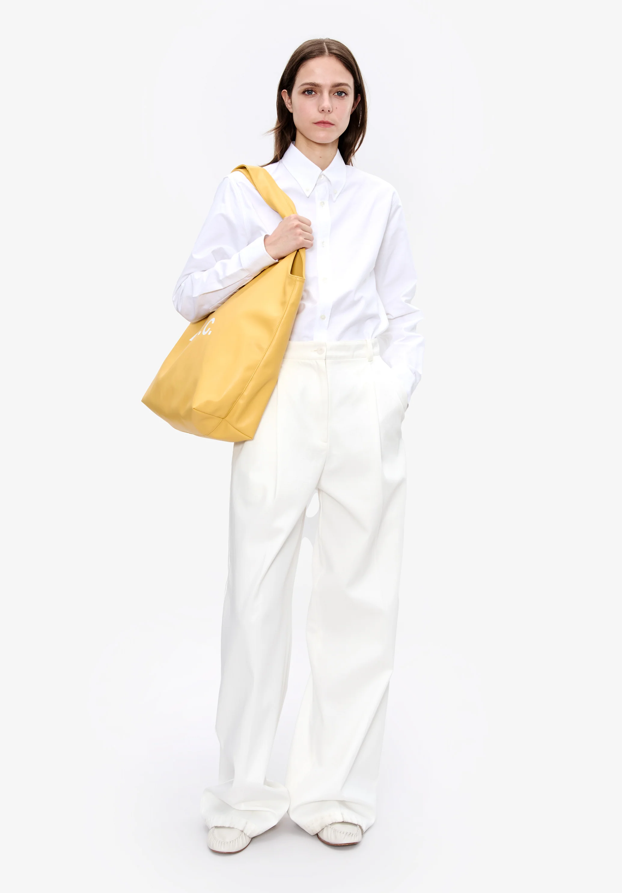 Chemise Kayla Button Down - Blanc