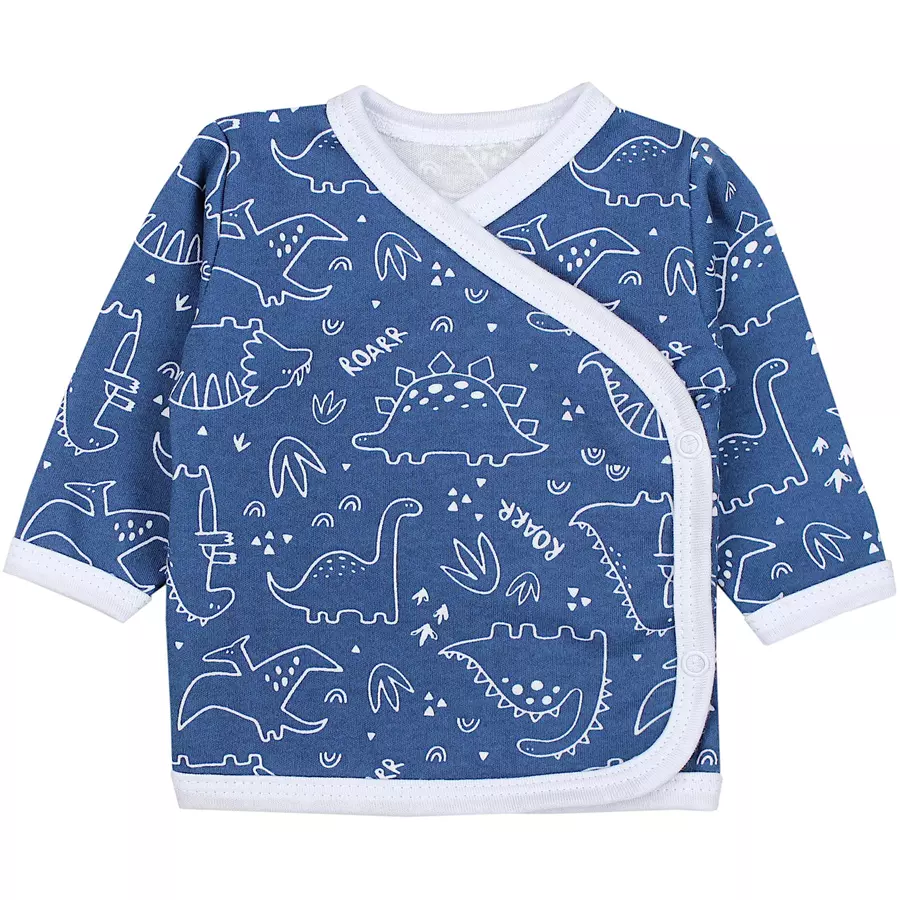 TupTam Baby Langarm Wickelshirt 5er Set blaugrün
