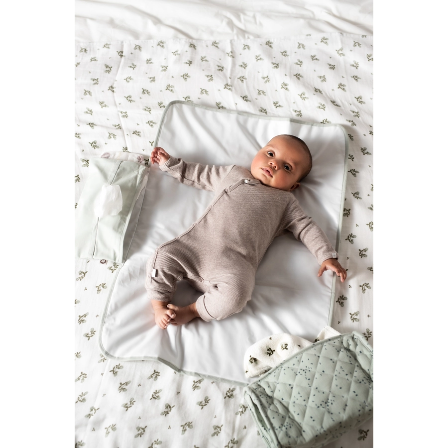 Noppies Wickelunterlage Poplin portable 50x70 cm Puritan Gray
