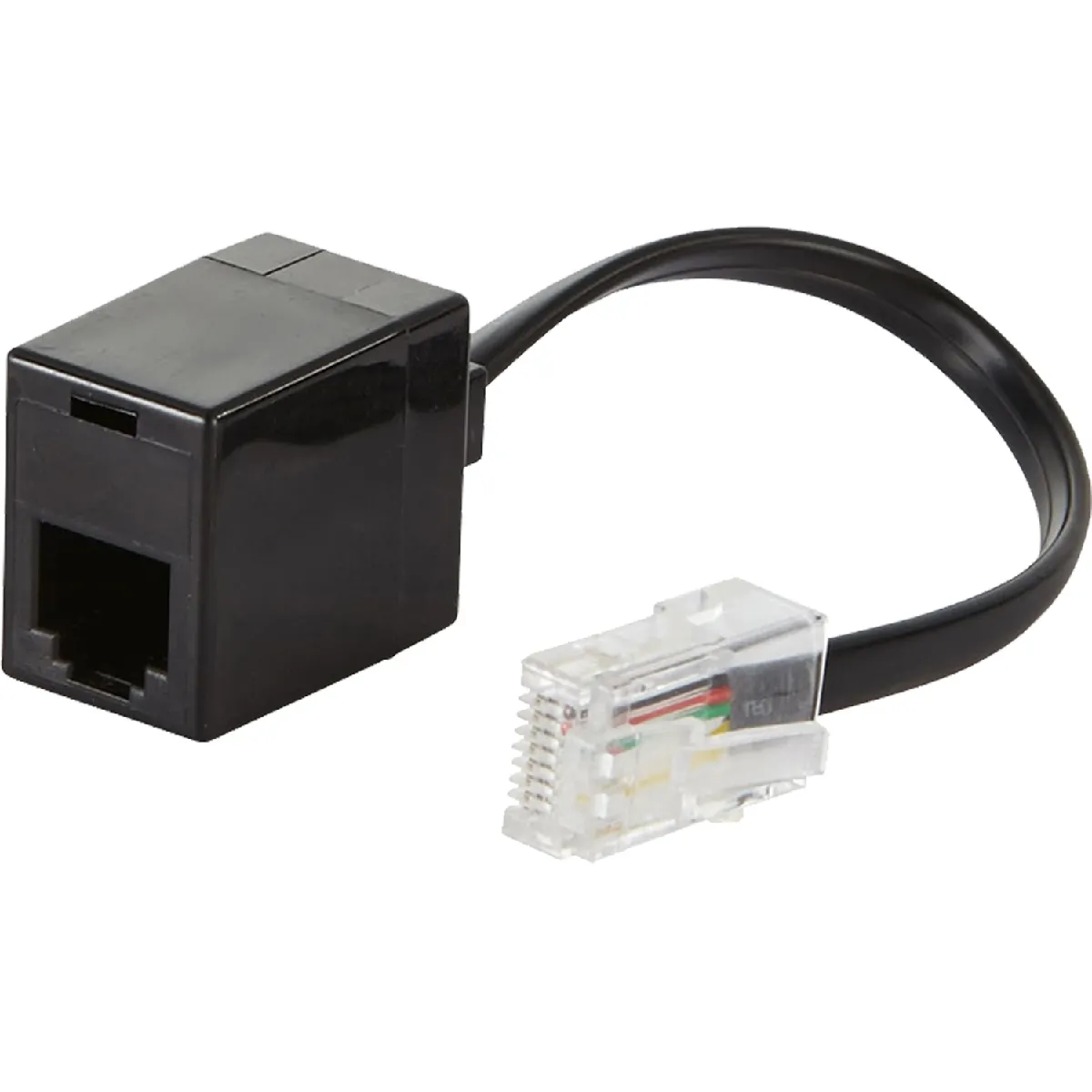 Dio Adaptateur RJ45 mâle vers RJ11 femelle - Noir