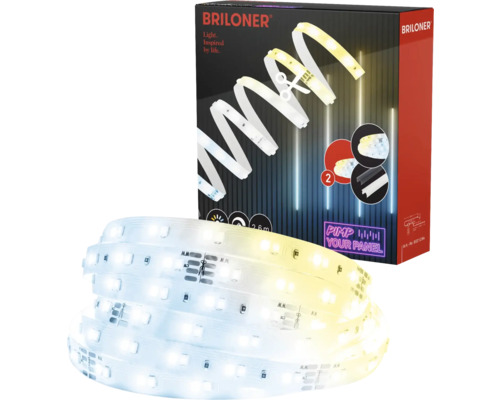 Pimp je Panel LED Strip Verlengset 500 lm 3000 K CCT Verstelbaar Wit 2,6 m 230V Geschikt voor Akoestische Panelen
