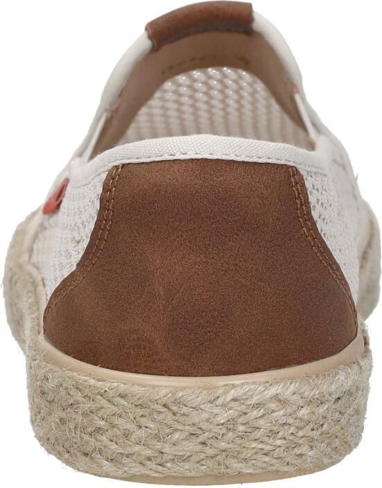 Bugatti Espadrilles crème sand chocoladebruin