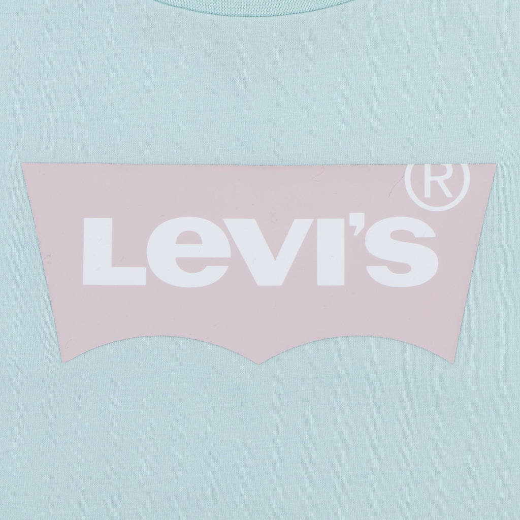 Levi's T-shirt BATWING met logo lichtblauw