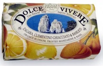 NESTI DANTE Dolce Vivere Orange Blossom Frosted Mandarine Brasil toiletsæbe 250g