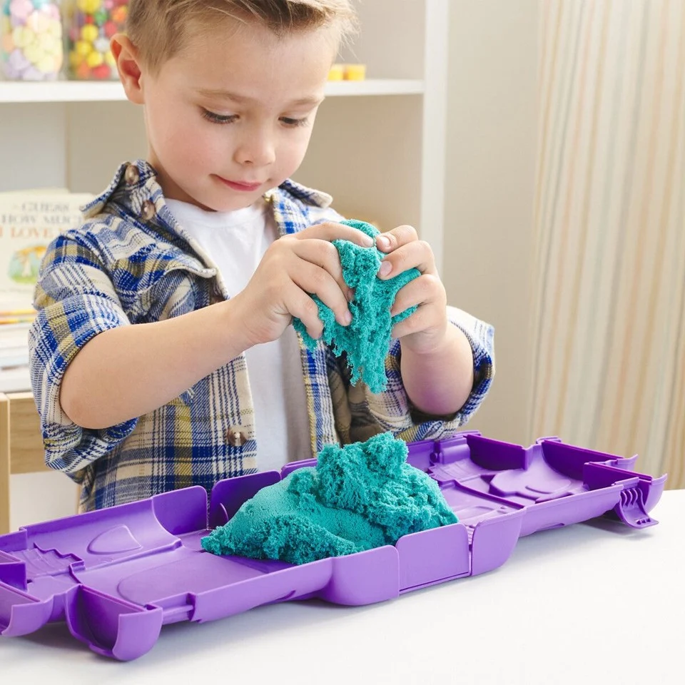 Kinetic Sand -Slotsetui - Grøn