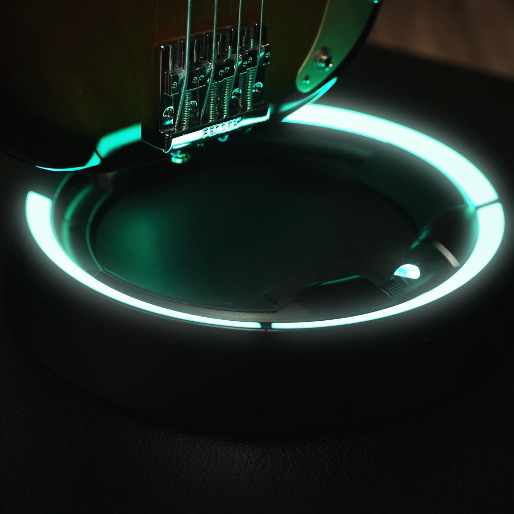 Gravity Guitar GLOW STAND Neckhug gitaarstatief met sfeerverlichting