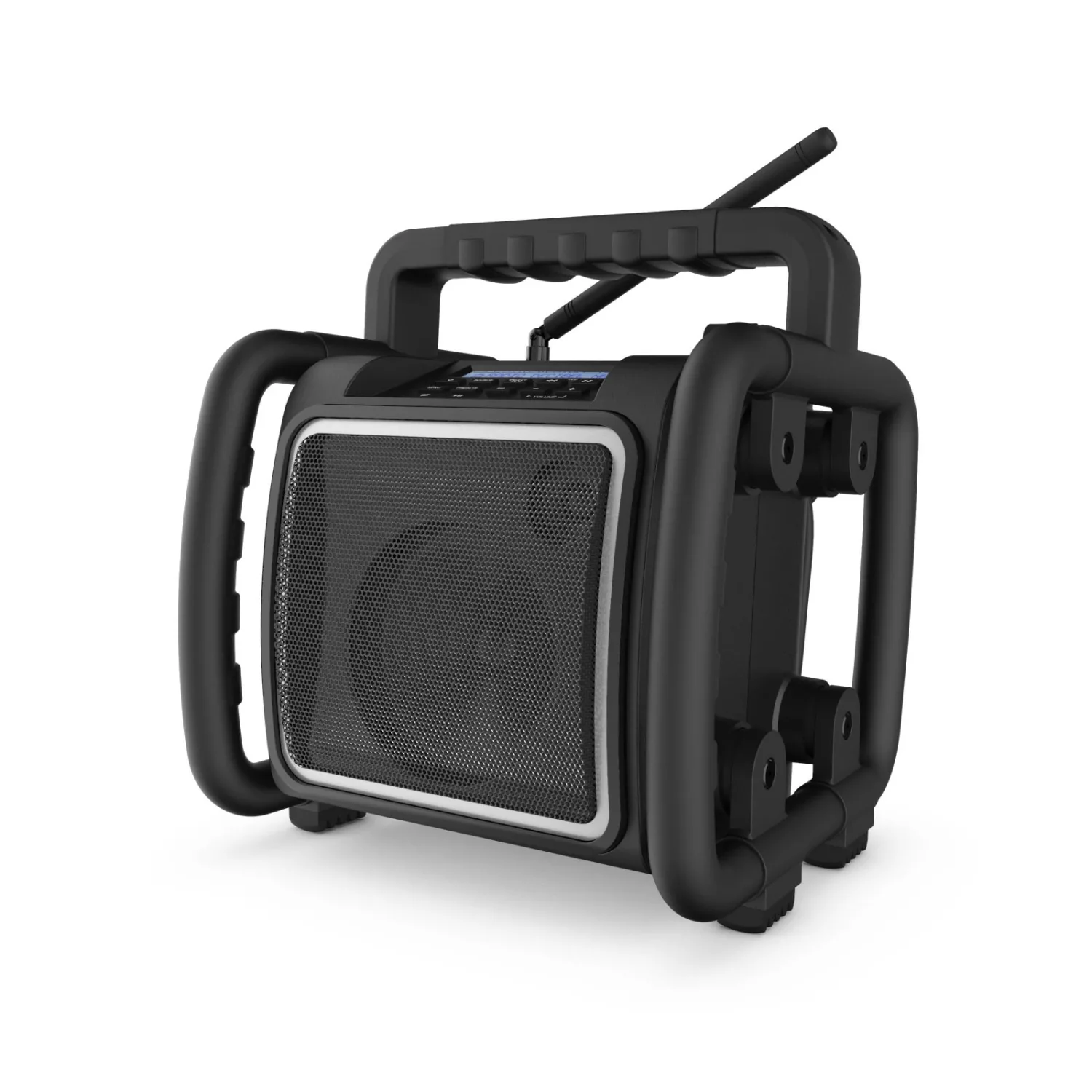 PerfectPro TEAMBOX TBX2 Bouwradio - FM RDS - DAB  - Bluetooth - AUX In - Oplaadbaar (ingebouwde Lithium accu)