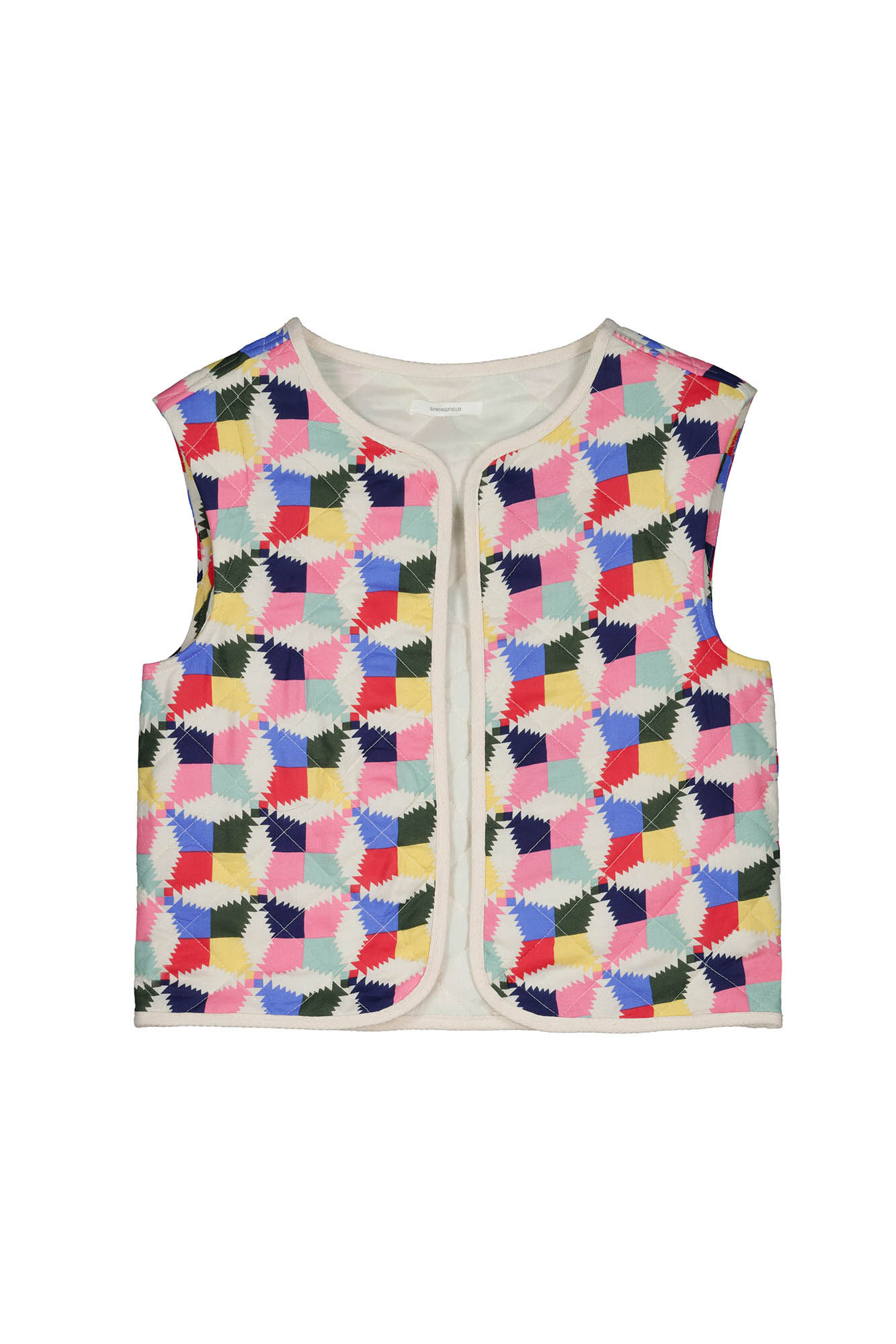 Chaleco Acolchado Multicolor - rosa
