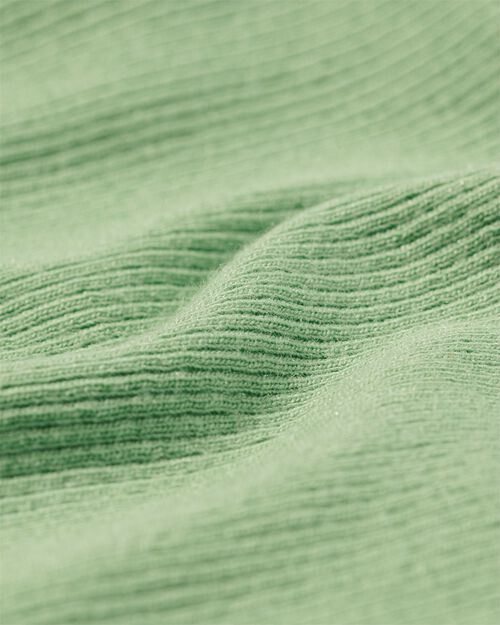 body bébé croisé évolutif côtelé avec bambou stretch vert
