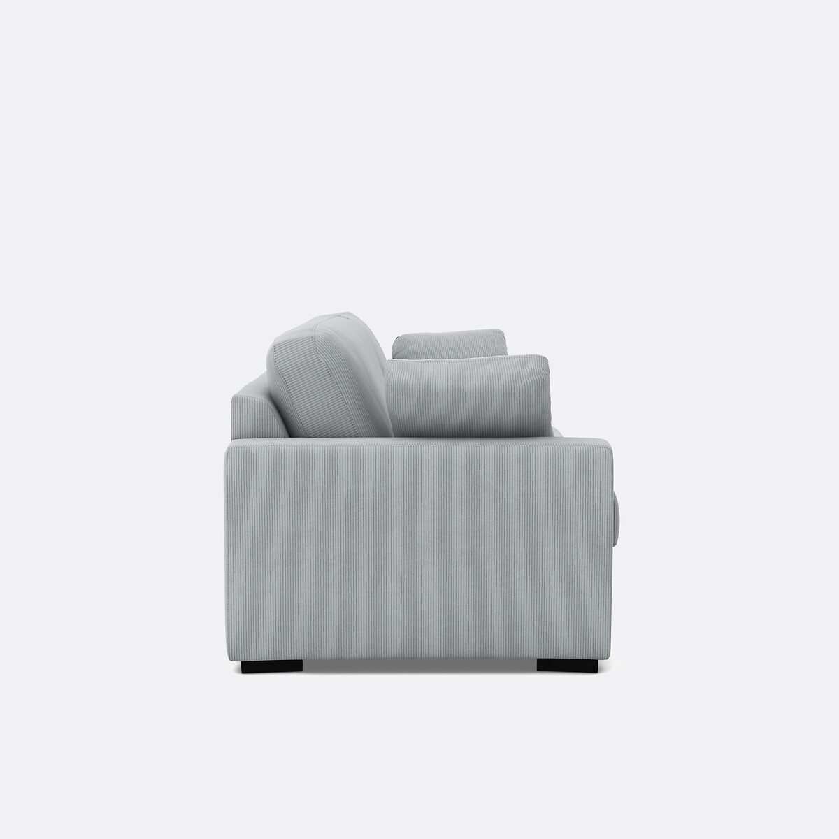 LA REDOUTE INTERIEURS<br>Sofá cama de veludo fino, espuma, Timor