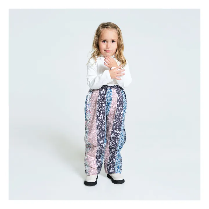 Esther Pantalon Matelassé Patchwork Bingley | Bleu