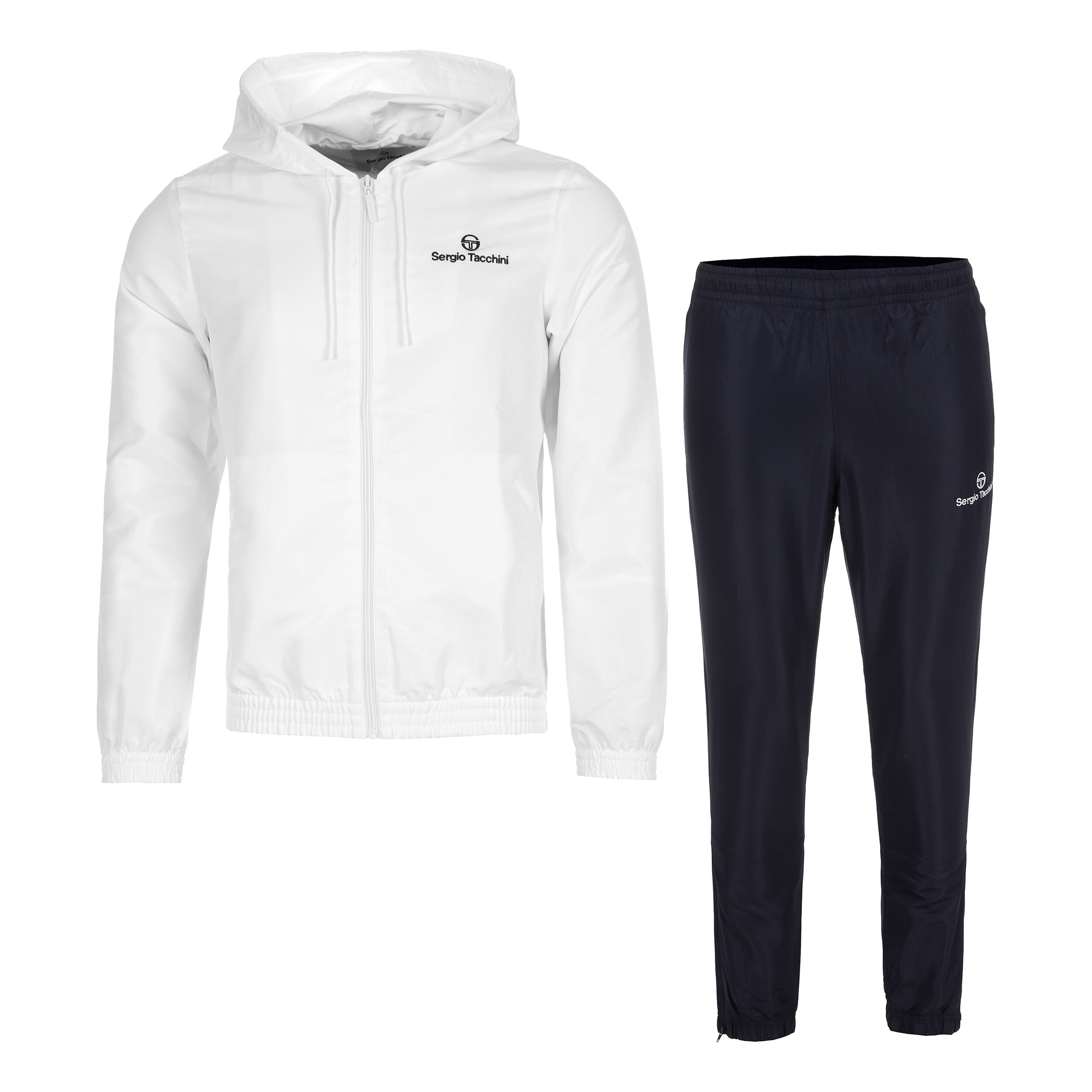 Sergio Tacchini Carson Hoody Survêtement Hommes - Bleu , Blanc
