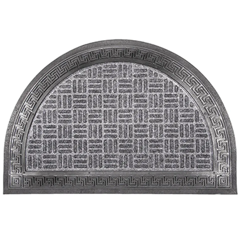 CM Deurmat - halve maan - 40x60 cm - rubber - buiten - schoonloop