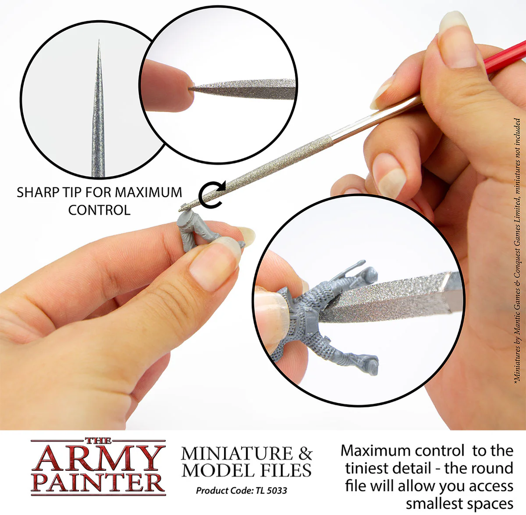 The Army Painter  Miniature and Model File    Feinschliff für perfekte Details