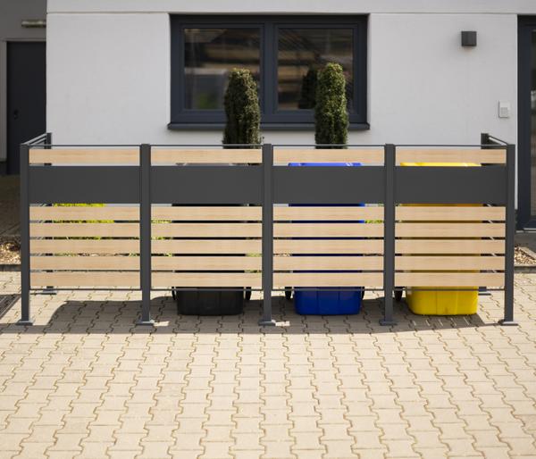 Westmann Mülltonnenverkleidung Planum 4er