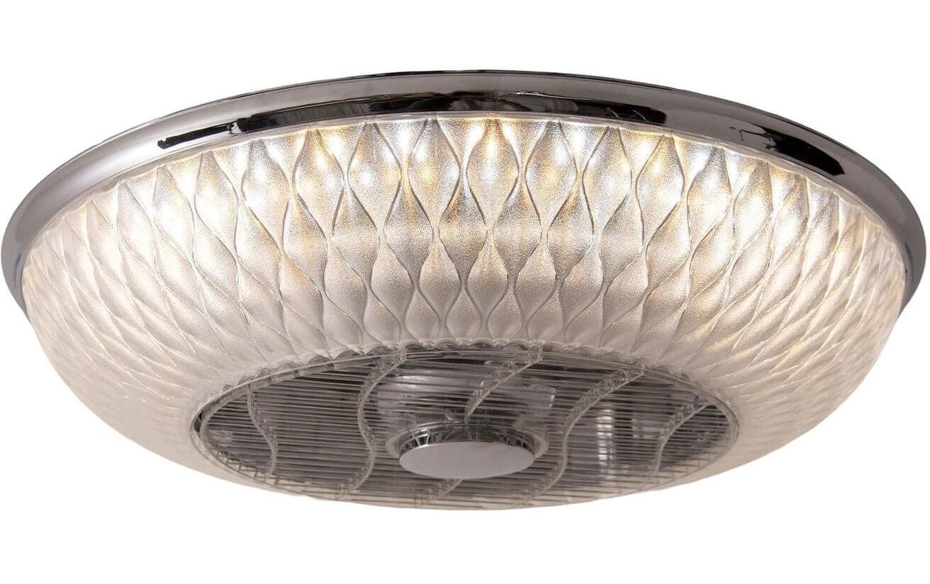 Deckenleuchte «Viento» mit Ventilator<br>Deckenbeleuchtung aus Metall und Kunststoff mit Ventilator