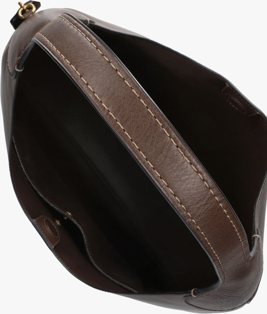 bruine coach schoudertas brooklyn shoulder bag 39