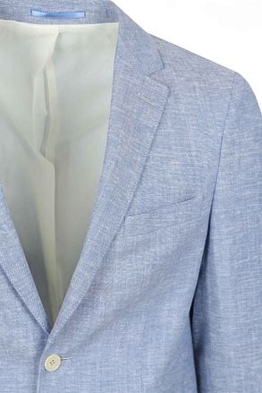Suitable Blazer Linnen Panama Lichtblauw BL-LINPAN-25.04 L blue kopen