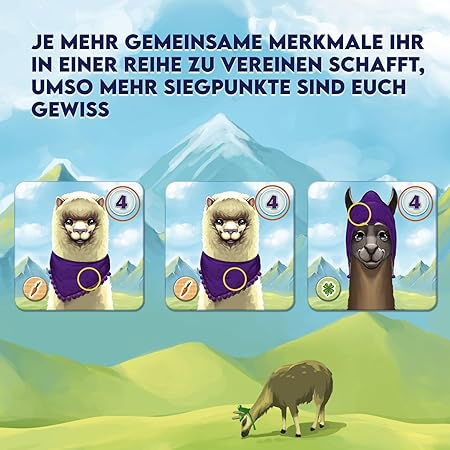 Llamas & Alpacas Brettspiel Gesellschaftsspiel für Familien / Kinder (02546)