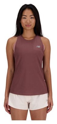 Débardeur New Balance Q Speed Jacquard Violet Femme