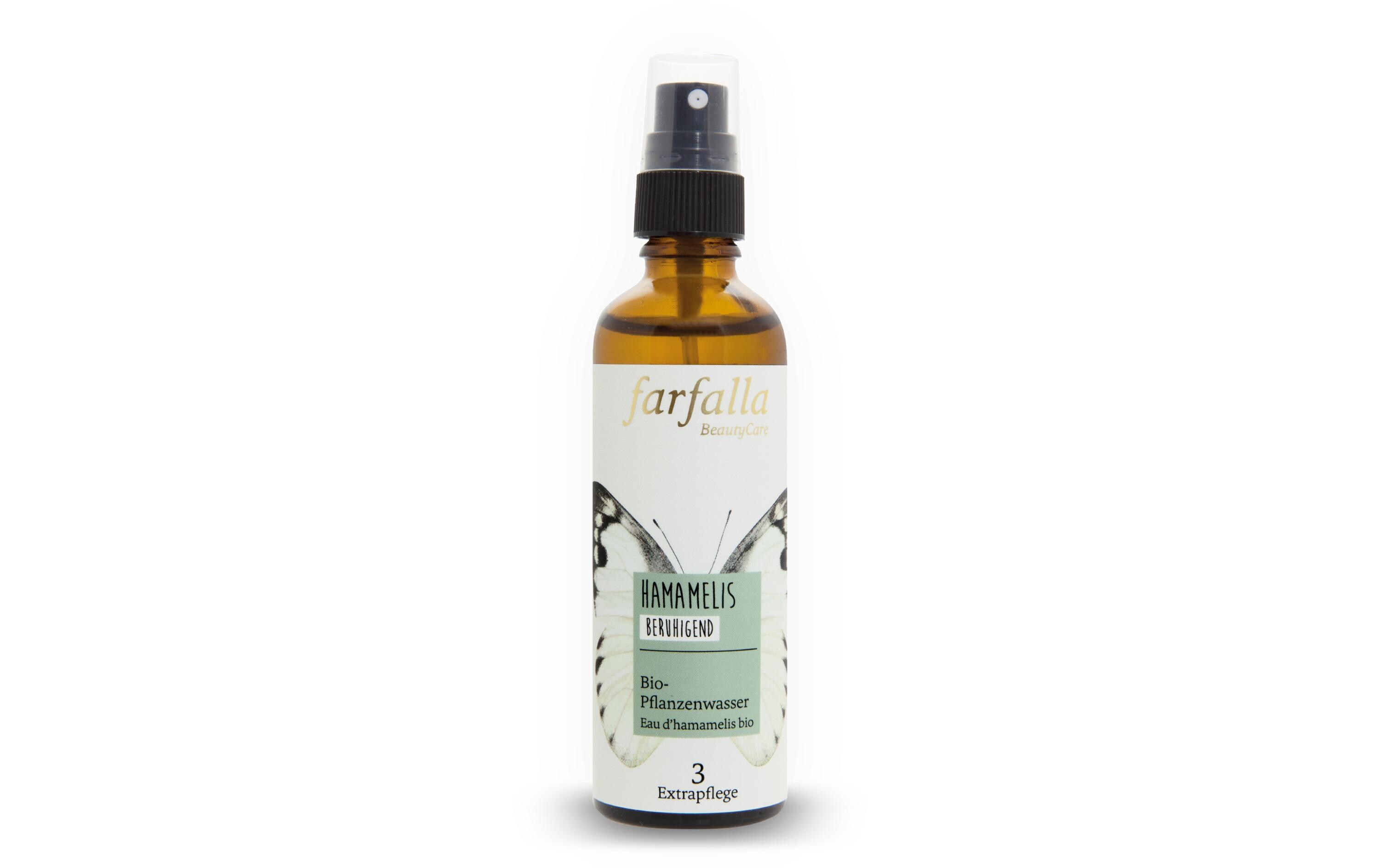 Pflege Hamamelis Bio-Pflanzenwasser 75 mlBeruhigendes Pflanzenwasser