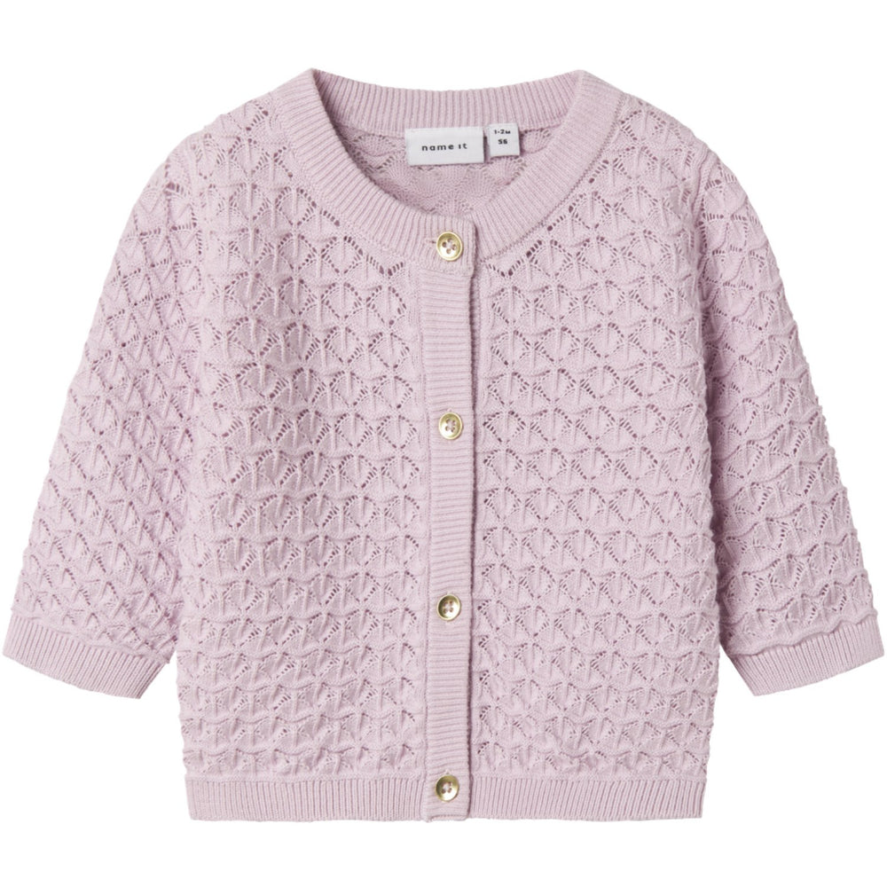 Køb Name It Winsome Orchid Tatine Strik Cardigan