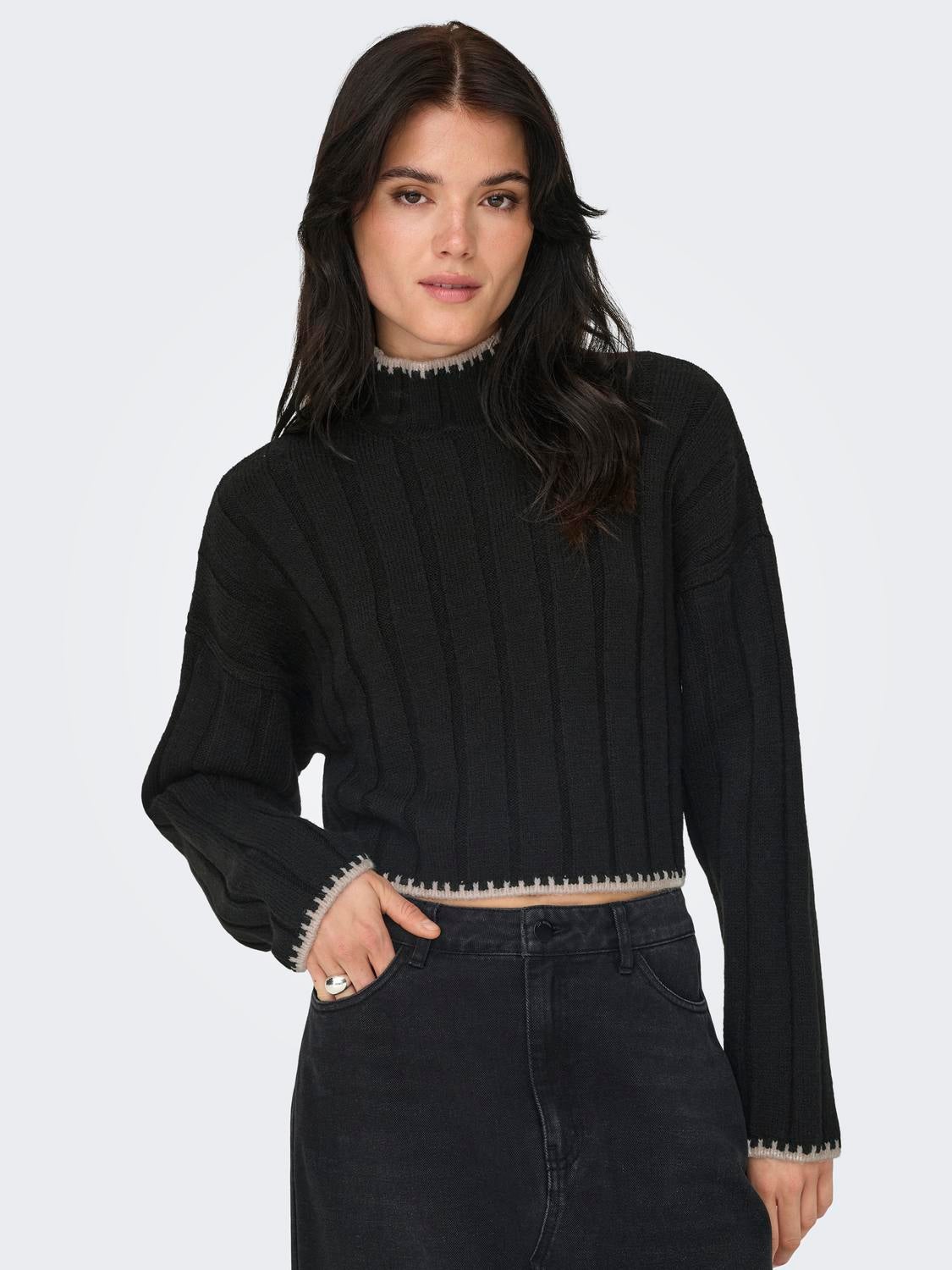 ONLCHICK Strickpullover Black