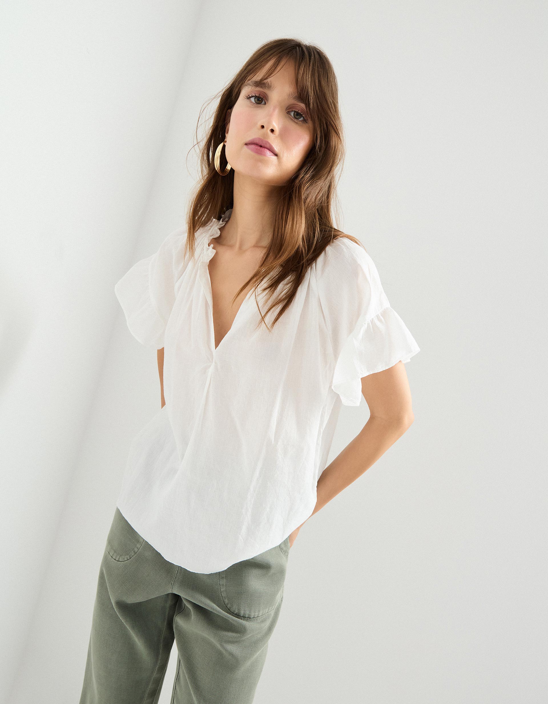 Blusa, Mulher, Branco