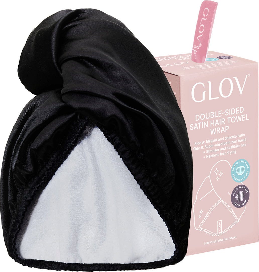 GLOV  Double-Sided Premium Hair Wrap, Black