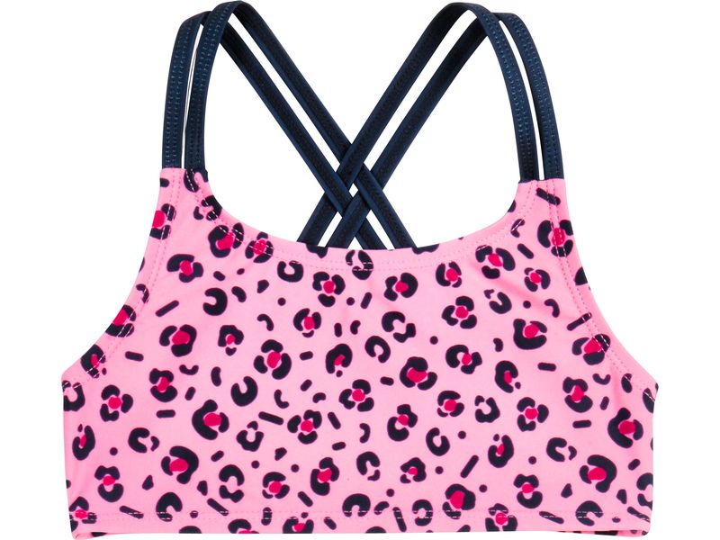 Playshoes Bikini Leo-Print Pink Gr. 98/104 UV-Schutz Badebekleidung für Mädchen