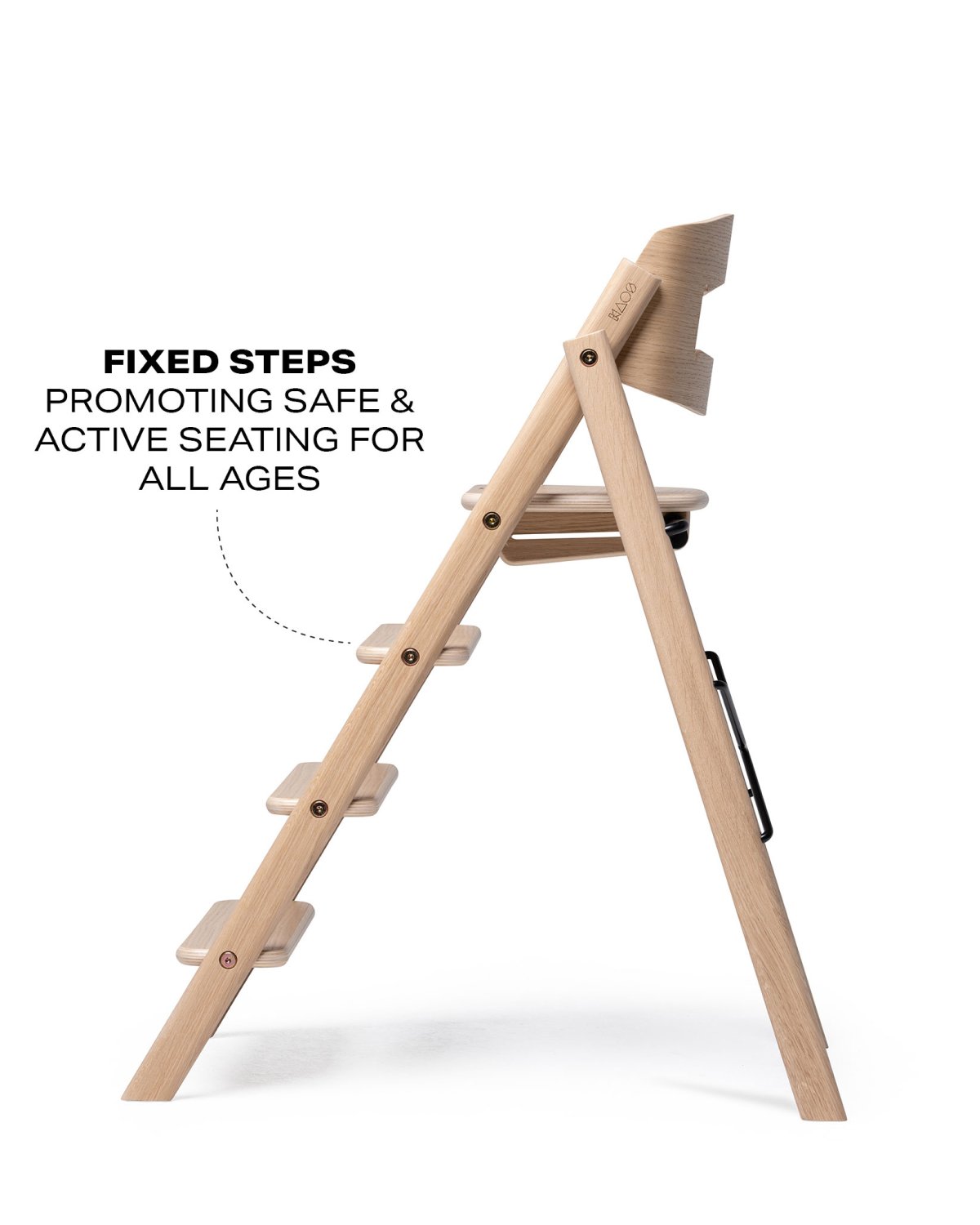 KAOS KLAPP® Eik Barnestol – Best i Test 2026 – Sammenleggbar | Opp til 110kg!