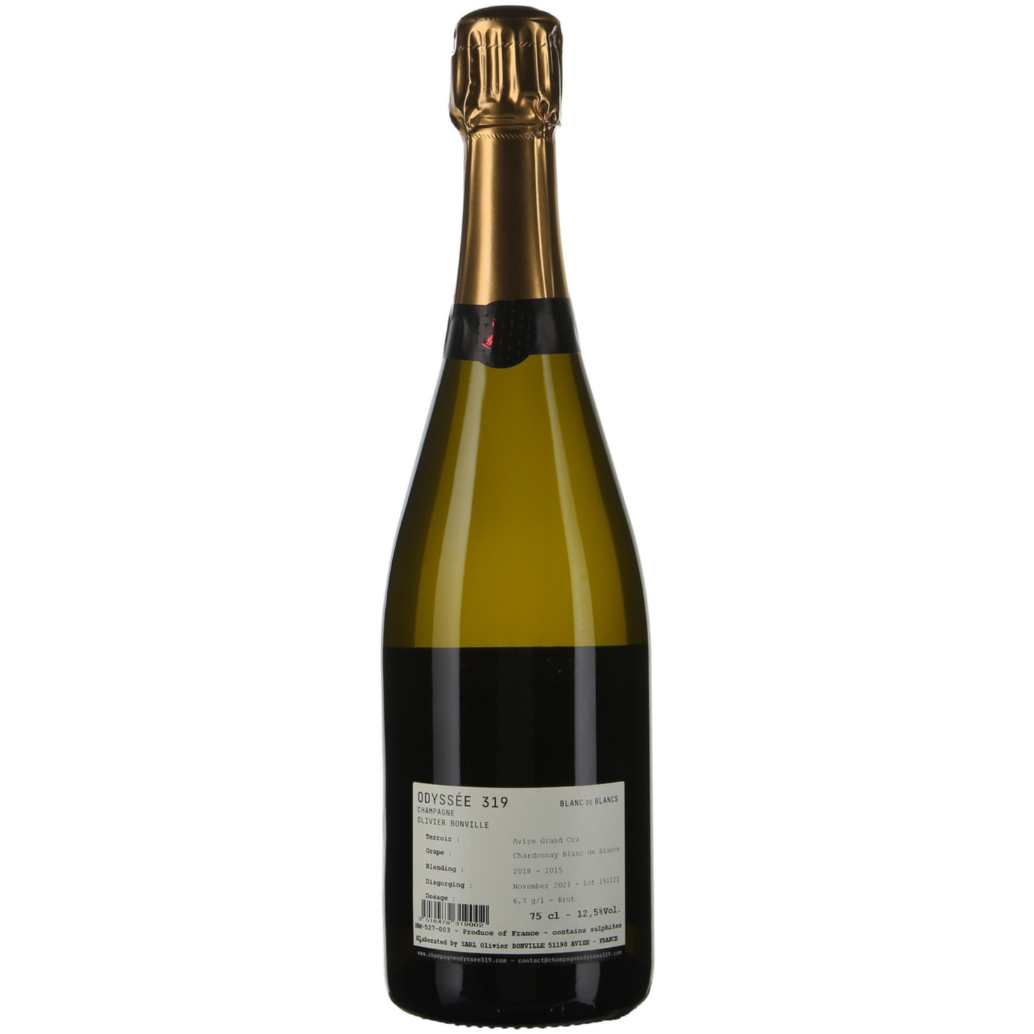 Champagne AOC Grand Cru Chardonnay Odyssée 319 brut -75cl
