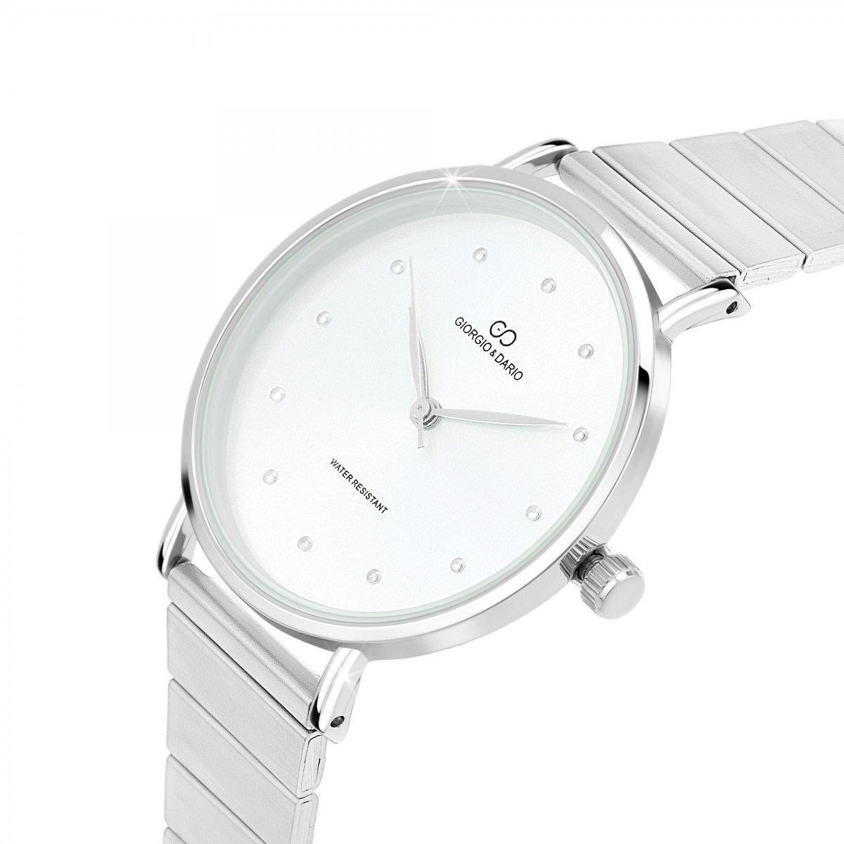 Montre Neila élégante ornée de Cristaux scintillants SC Crystal