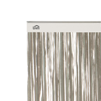 Livn deurgordijn Tape grijs 100x230 cm