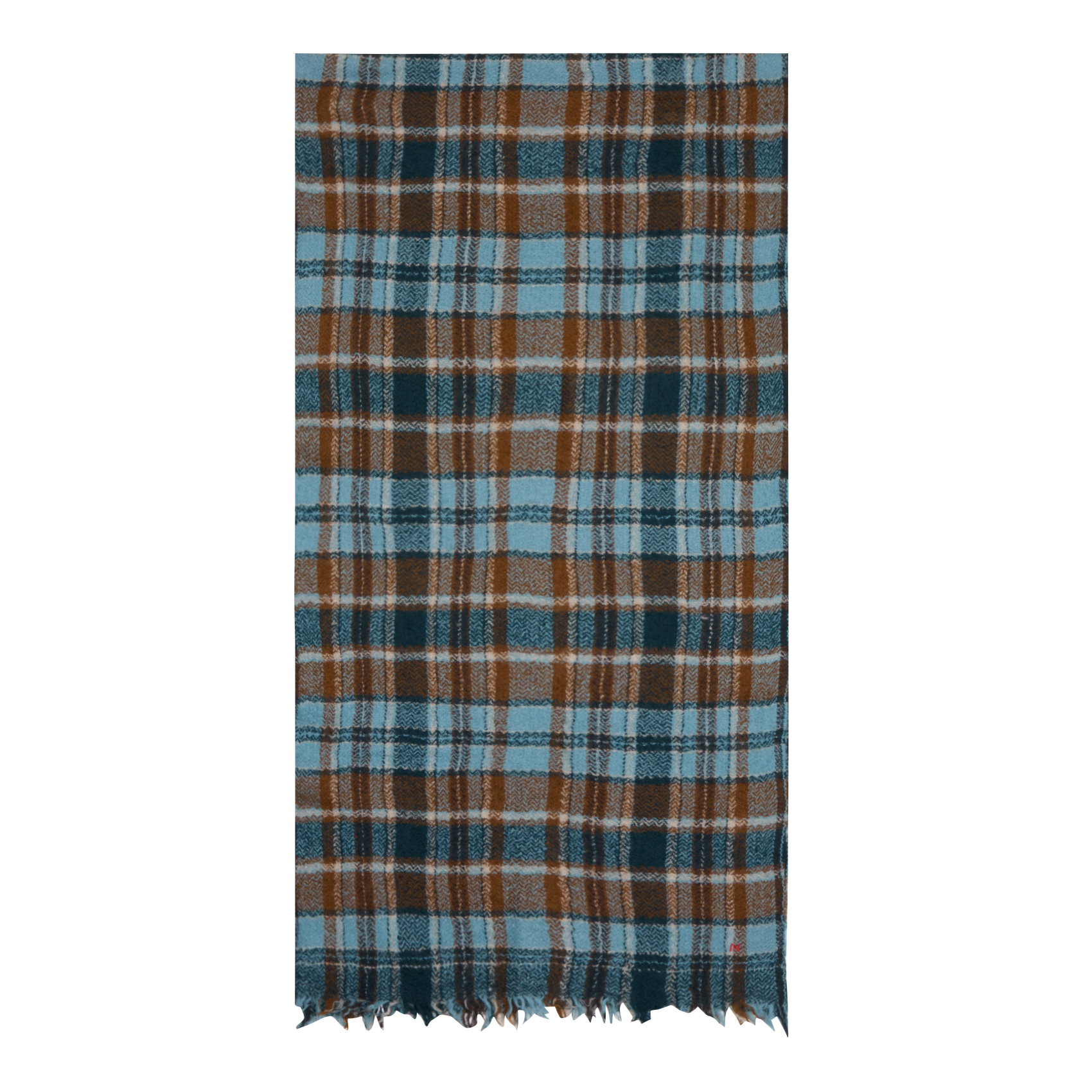 N°700 - Echarpe en laine | Bleu
