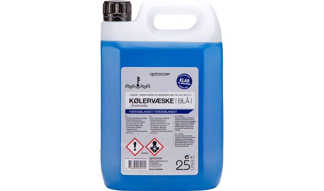 Kølervæske klar til brug Blå 2,5L