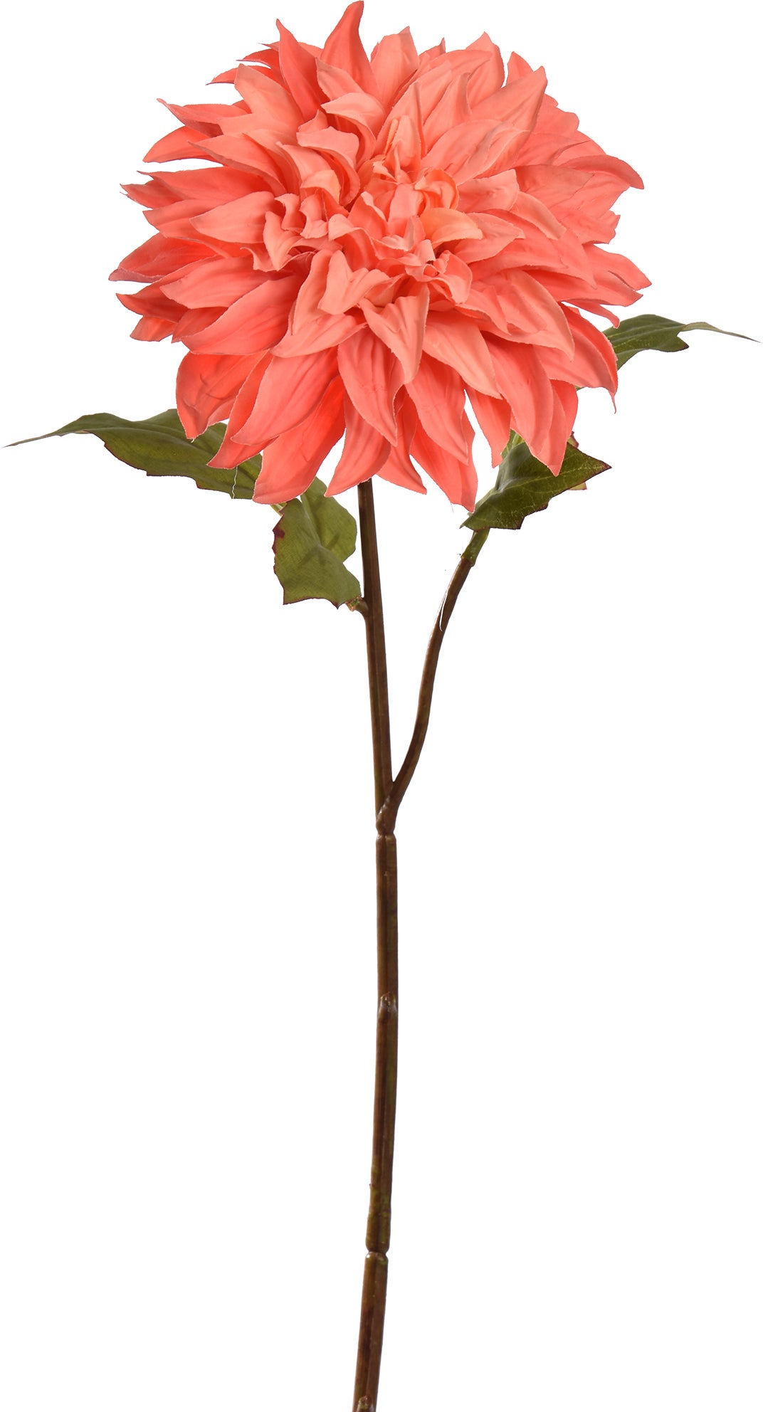 Jasaco PURE kunstbloem Dahlia oranje roze 55 cm